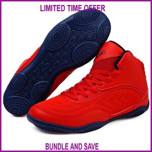 Lightweight Wrestling Boxing Shoes Non-Slip Cross Training Gym Workout